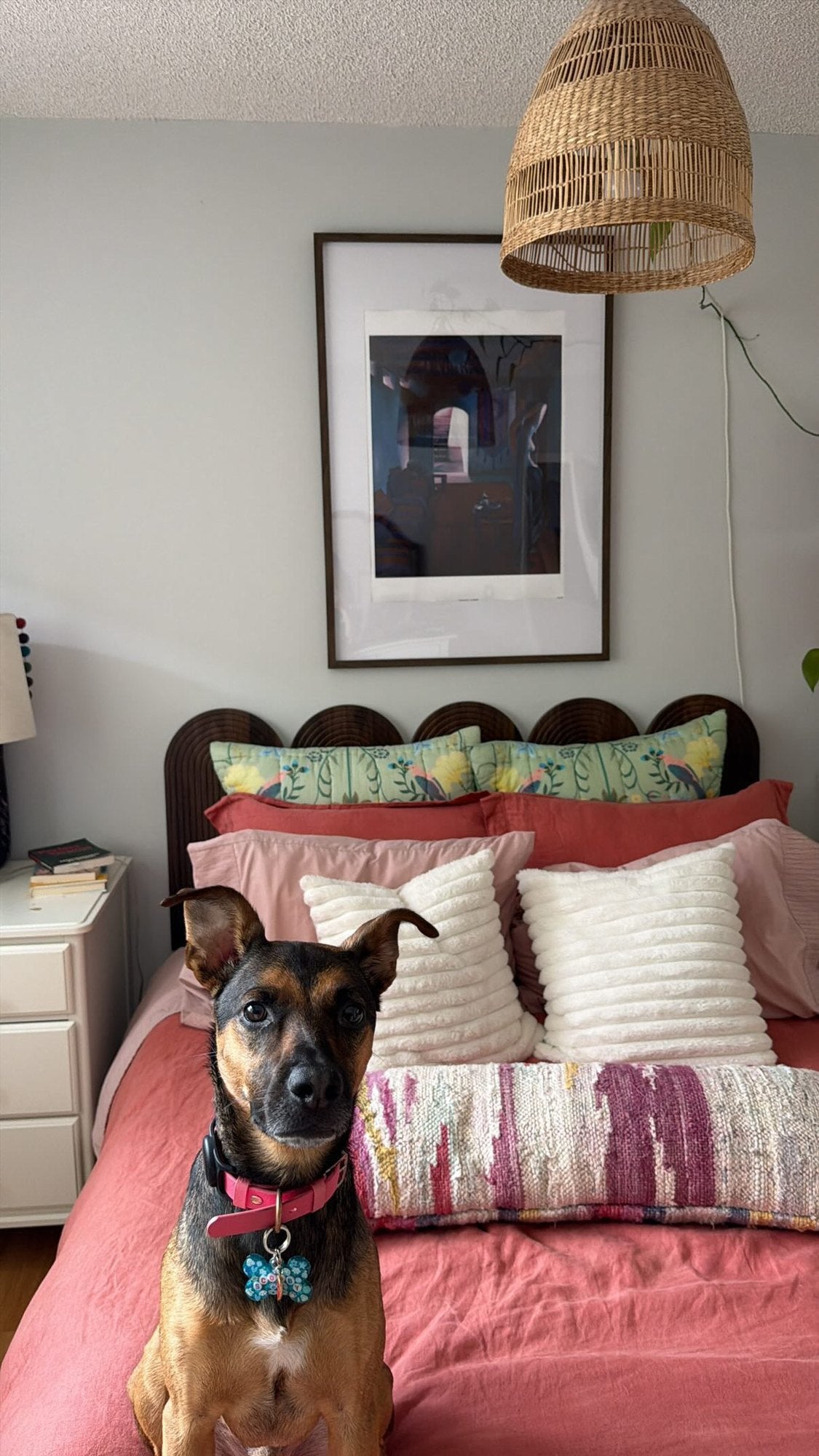 Feminine Solitude above the bed
