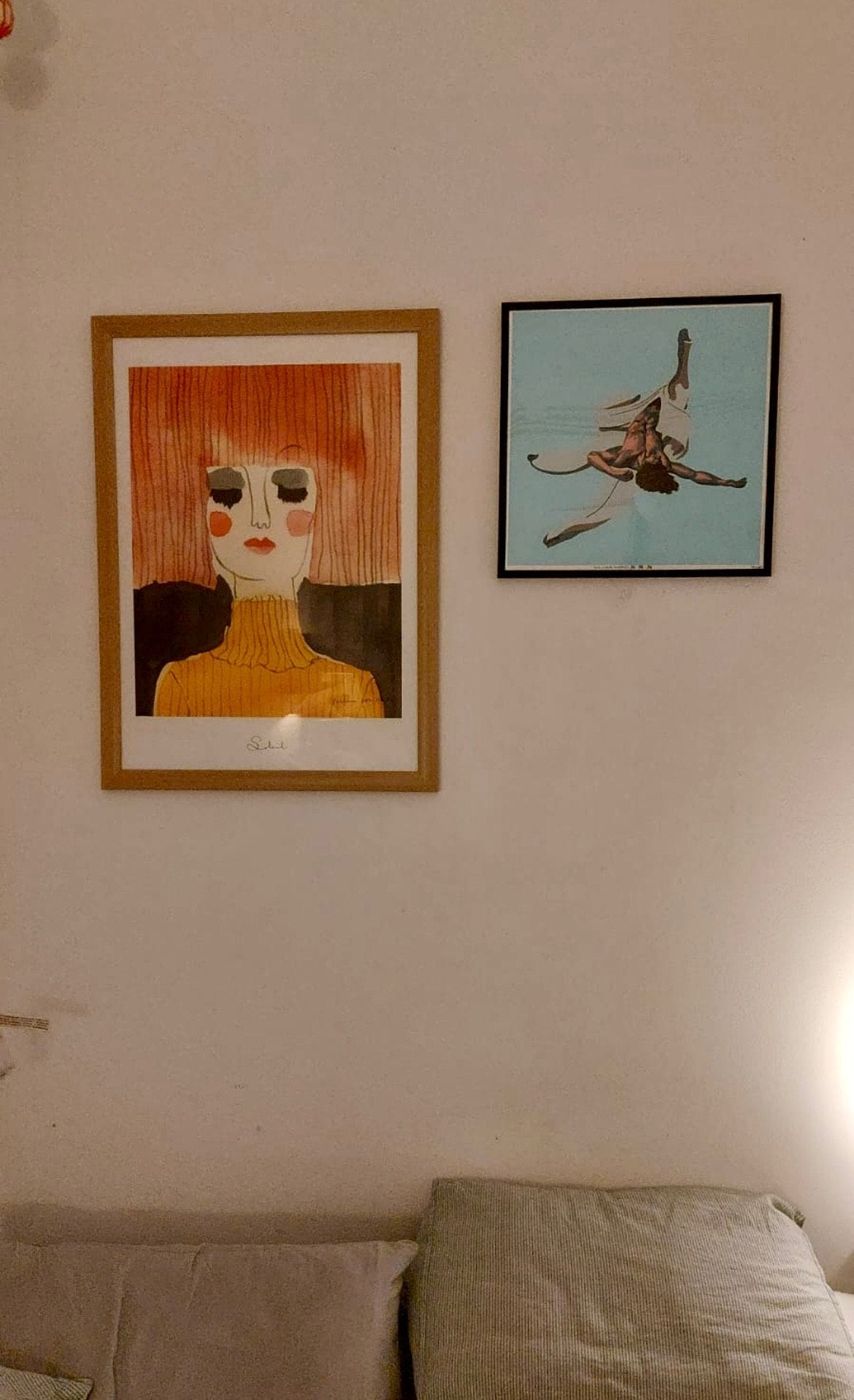 He's Finally Fruitful on a living room wall
